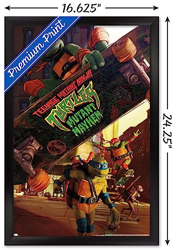 Foto 4 pulgar | Venta Internacional - Póster Enmarcado Trends International Teenage Mutant Ninja Turt