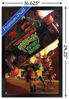 Foto 3 | Venta Internacional - Póster Enmarcado Trends International Teenage Mutant Ninja Turt