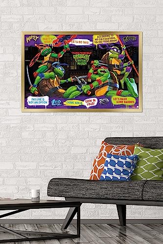 Foto 3 pulgar | Venta Internacional - Póster Enmarcado Trends International Teenage Mutant Ninja Turt