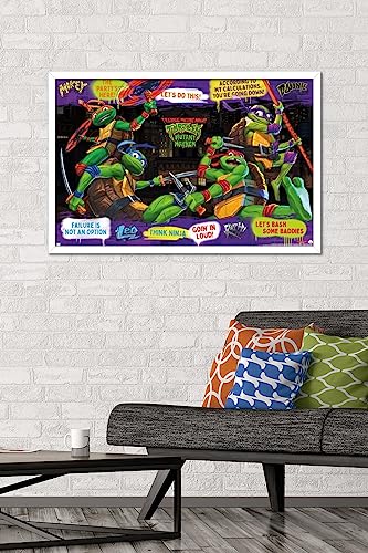 Foto 3 pulgar | Venta Internacional - Póster Enmarcado Trends International Teenage Mutant Ninja Turt