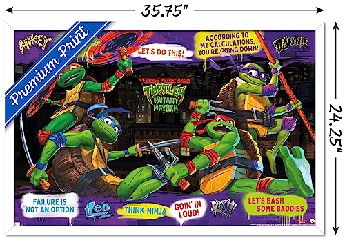 Foto 4 pulgar | Venta Internacional - Póster Enmarcado Trends International Teenage Mutant Ninja Turt