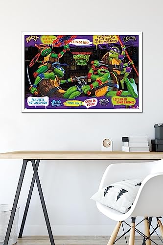 Foto 7 pulgar | Venta Internacional - Póster Enmarcado Trends International Teenage Mutant Ninja Turt