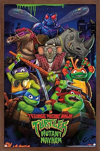 Venta Internacional - Póster Enmarcado Trends International Teenage Mutant Ninja Turt