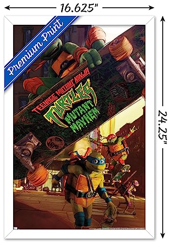 Foto 4 pulgar | Venta Internacional - Póster Enmarcado Trends International Teenage Mutant Ninja Turt