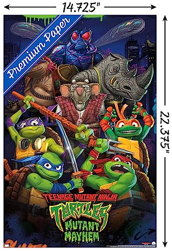 Foto 4 pulgar | Venta Internacional - Poster Trends International Teenage Mutant Ninja Turtles