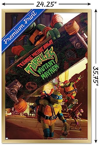 Foto 4 pulgar | Venta Internacional - Póster Enmarcado Trends International Teenage Mutant Ninja Turt