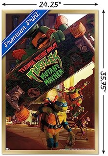 Foto 3 | Venta Internacional - Póster Enmarcado Trends International Teenage Mutant Ninja Turt