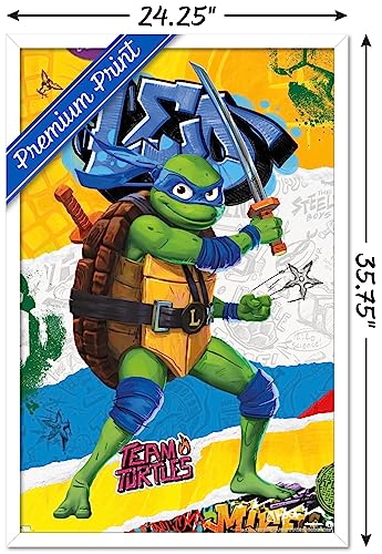 Foto 4 pulgar | Venta Internacional - Póster Enmarcado Trends International Teenage Mutant Ninja Turt