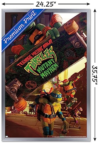 Foto 3 | Venta Internacional - Póster Enmarcado Trends International Teenage Mutant Ninja Turt