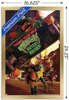 Foto 3 | Venta Internacional - Póster Enmarcado Trends International Teenage Mutant Ninja Turt