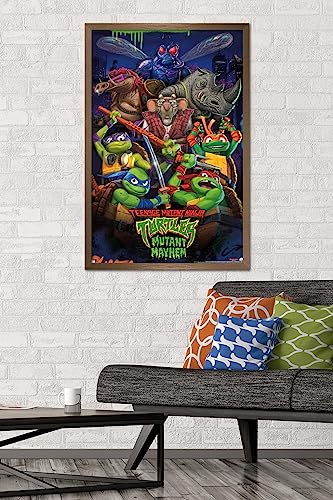 Foto 3 pulgar | Venta Internacional - Póster Enmarcado Trends International Teenage Mutant Ninja Turt