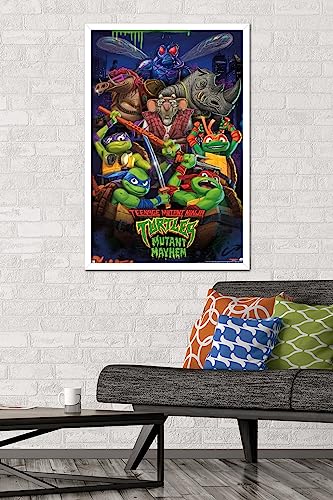 Foto 3 pulgar | Venta Internacional - Póster Enmarcado Trends International Teenage Mutant Ninja Turt