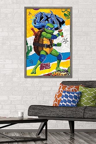 Foto 3 pulgar | Venta Internacional - Póster Enmarcado Trends International Teenage Mutant Ninja Turt