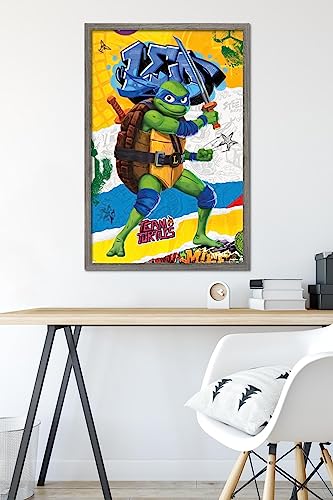 Foto 6 | Venta Internacional - Póster Enmarcado Trends International Teenage Mutant Ninja Turt