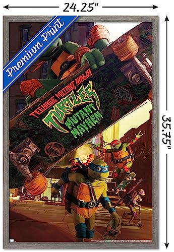 Foto 3 | Venta Internacional - Póster Enmarcado Trends International Teenage Mutant Ninja Turt