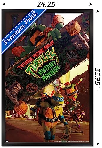 Foto 4 pulgar | Venta Internacional - Póster Enmarcado Trends International Teenage Mutant Ninja Turt