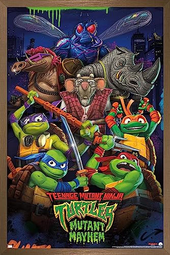 Venta Internacional - Póster Enmarcado Trends International Teenage Mutant Ninja Turt