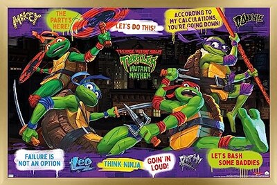 Foto 1 | Venta Internacional - Póster Enmarcado Trends International Teenage Mutant Ninja Turt
