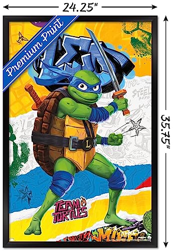 Foto 3 | Venta Internacional - Póster Enmarcado Trends International Teenage Mutant Ninja Turt