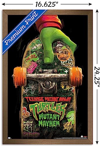 Foto 4 pulgar | Venta Internacional - Póster Enmarcado Trends International Teenage Mutant Ninja Turt