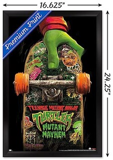 Foto 3 | Venta Internacional - Póster Enmarcado Trends International Teenage Mutant Ninja Turt