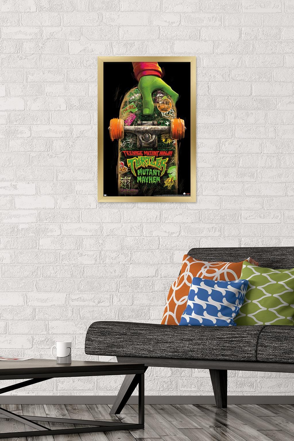 Foto 3 pulgar | Venta Internacional - Póster Enmarcado Trends International Teenage Mutant Ninja Turt