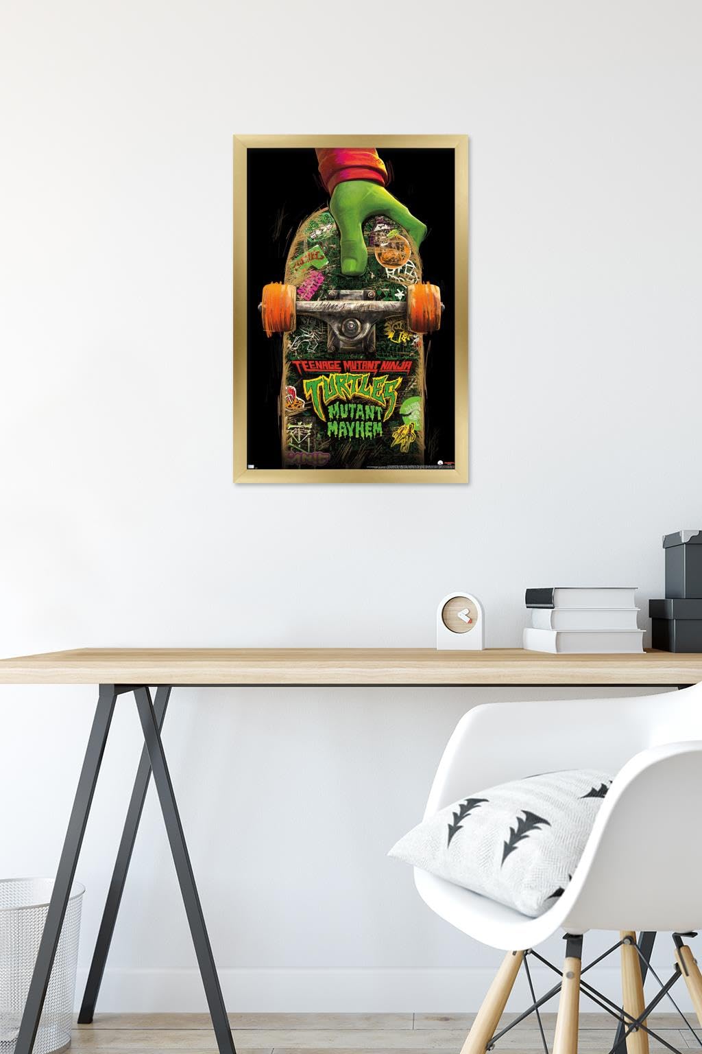 Foto 7 pulgar | Venta Internacional - Póster Enmarcado Trends International Teenage Mutant Ninja Turt