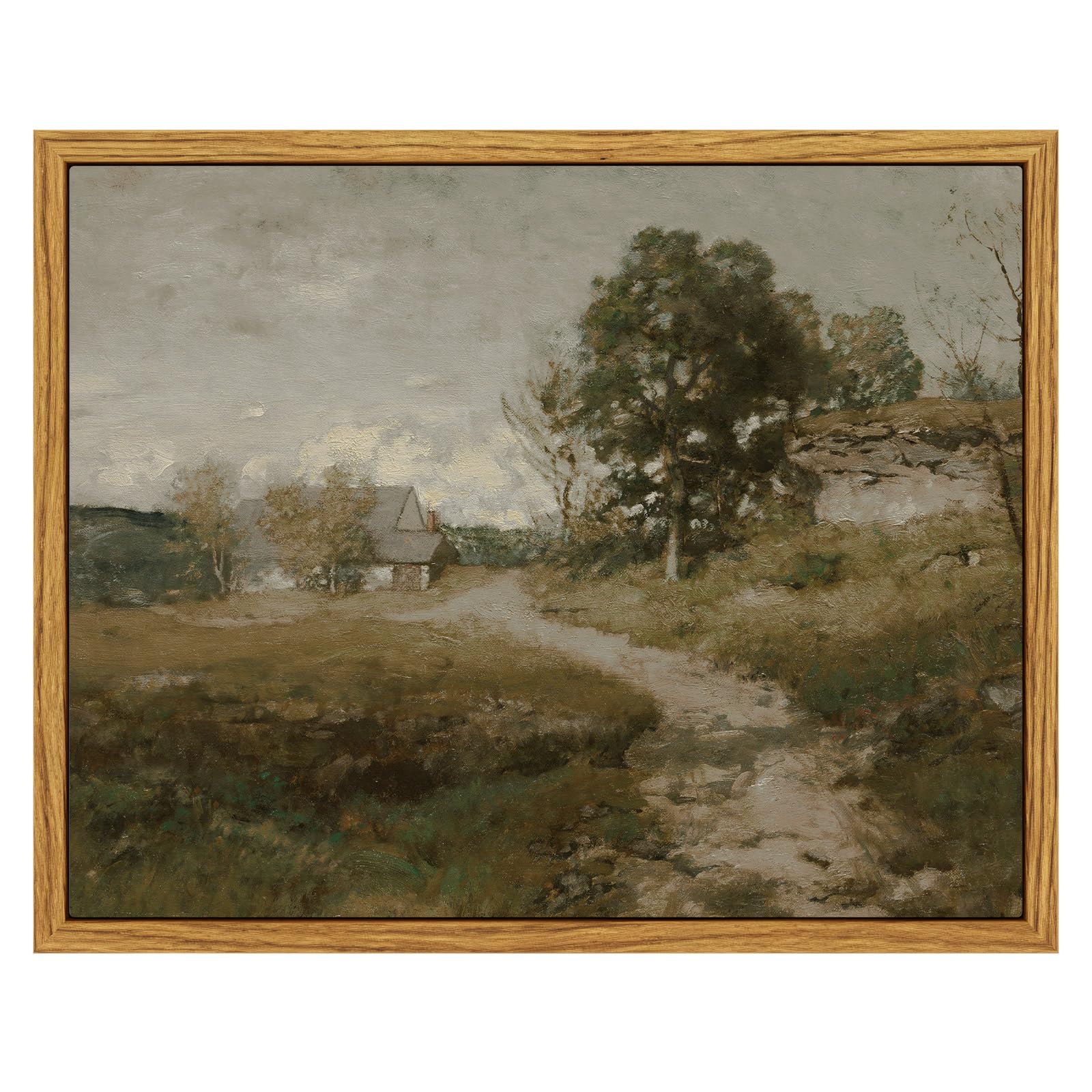 Foto 1 | Lienzo Enmarcado Para Pared En Simsea Vintage Outskirts, 20 X 25 Cm - Venta Internacional.