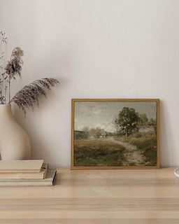 Foto 2 | Lienzo Enmarcado Para Pared En Simsea Vintage Outskirts, 20 X 25 Cm - Venta Internacional.