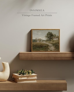 Foto 3 | Lienzo Enmarcado Para Pared En Simsea Vintage Outskirts, 20 X 25 Cm - Venta Internacional.