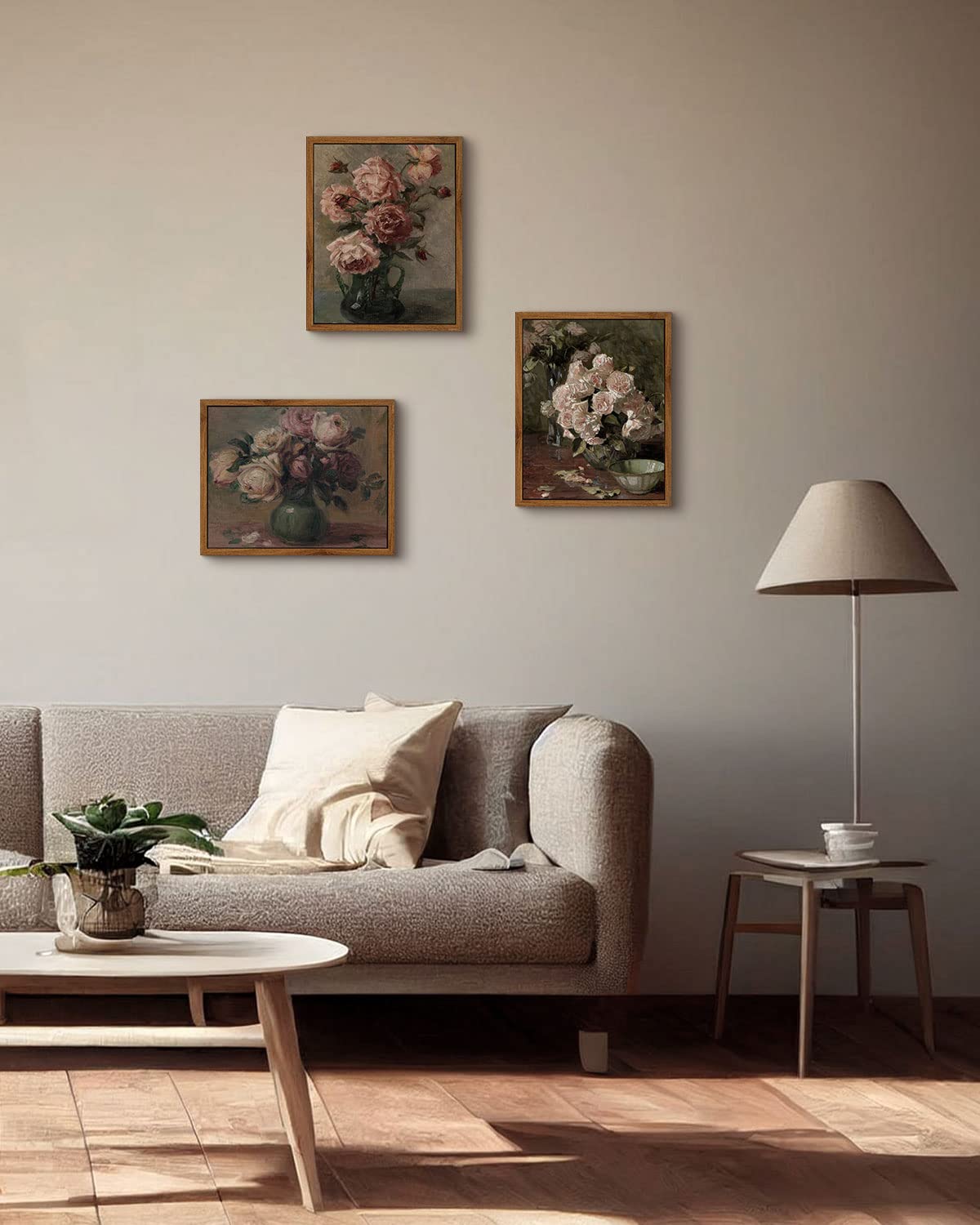 Foto 4 | Arte De Pared Con Flores Enmarcadas Con Estampados Botánicos Vintage De Simsea - Venta Internacional.