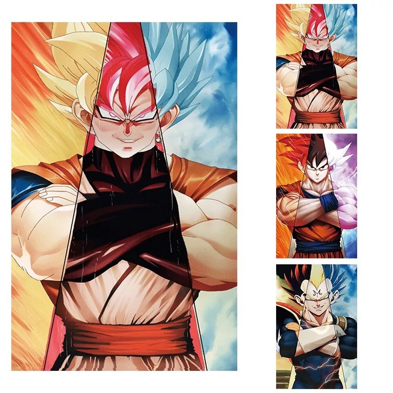 Foto 2 pulgar | Póster 3d Lenticular Dragon Ball 1, 30 X 40 Cm, Pvc, Sin Marco - Venta Internacional.