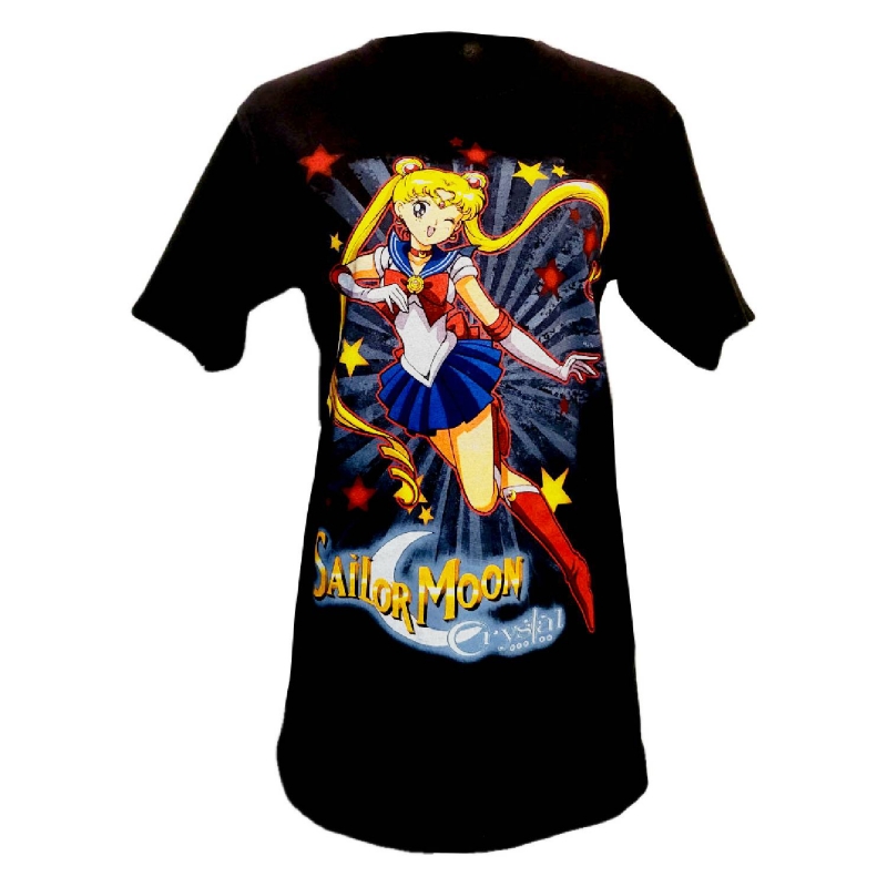 Foto 2 pulgar | Camiseta Sailor Moon Con Estampado Doble Polar 100% Algodón - Venta Internacional.