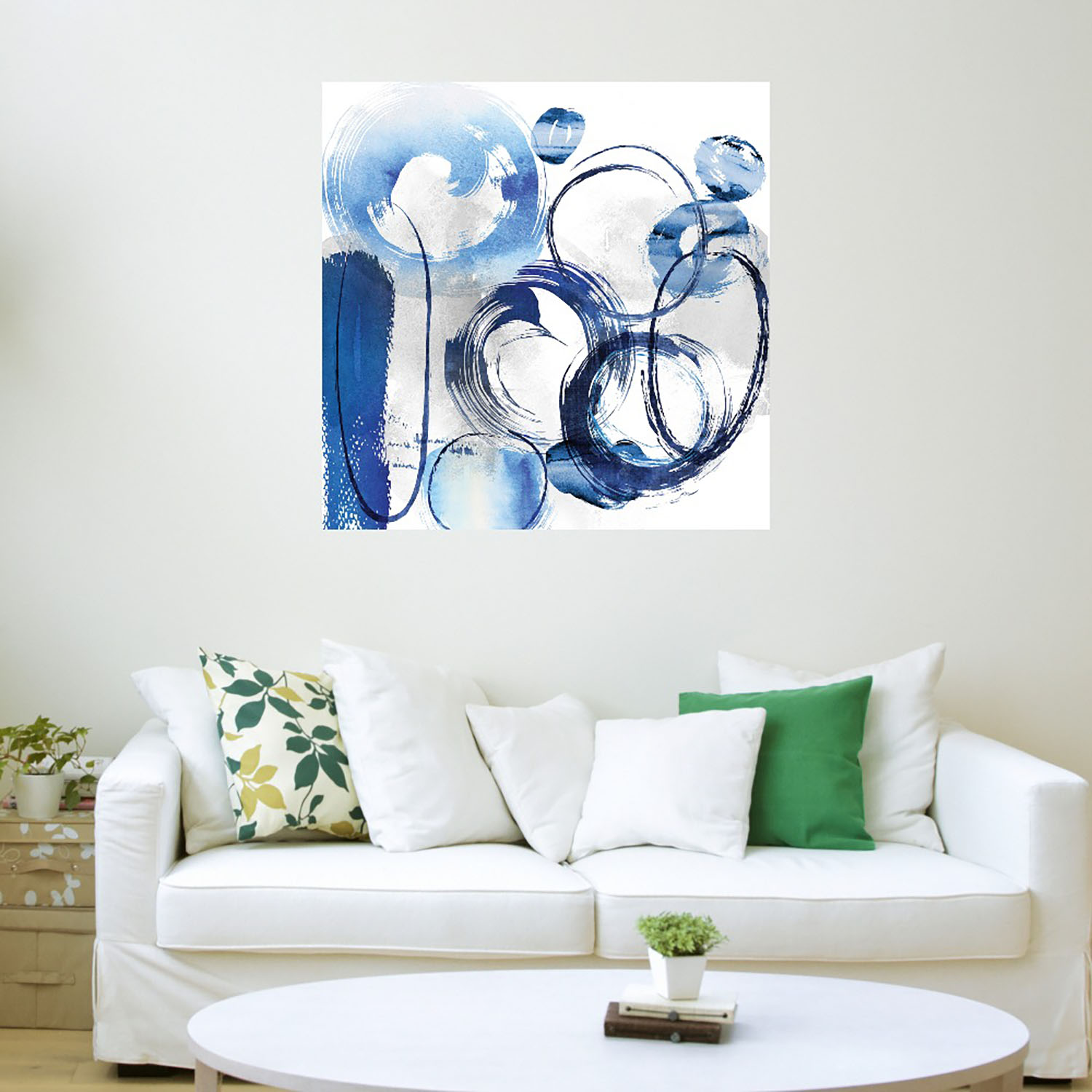 Foto 4 pulgar | Cuadro Decorativo Fine Art Tj Anillo Azul