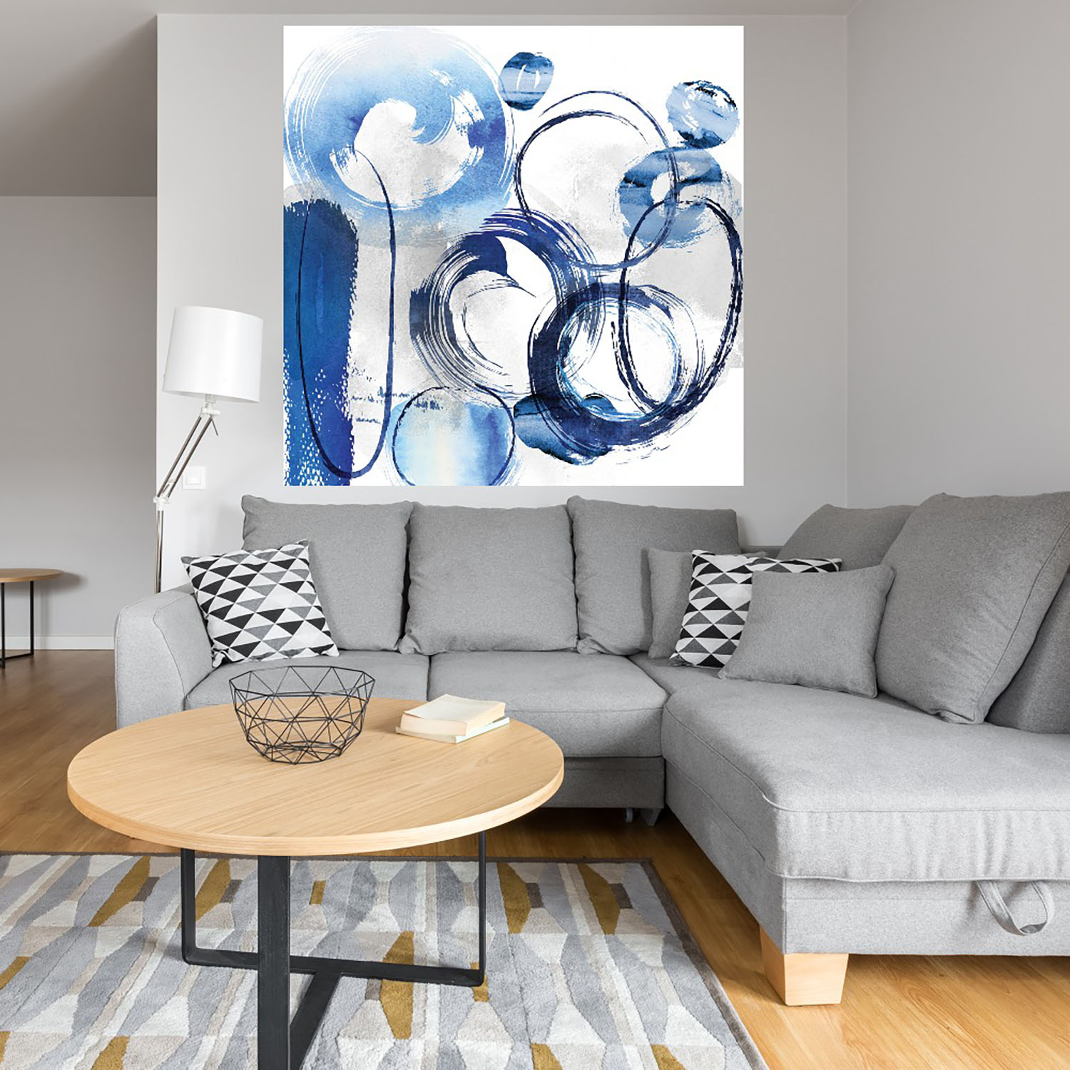 Foto 4 | Cuadro Decorativo Fine Art Tj Anillo Azul