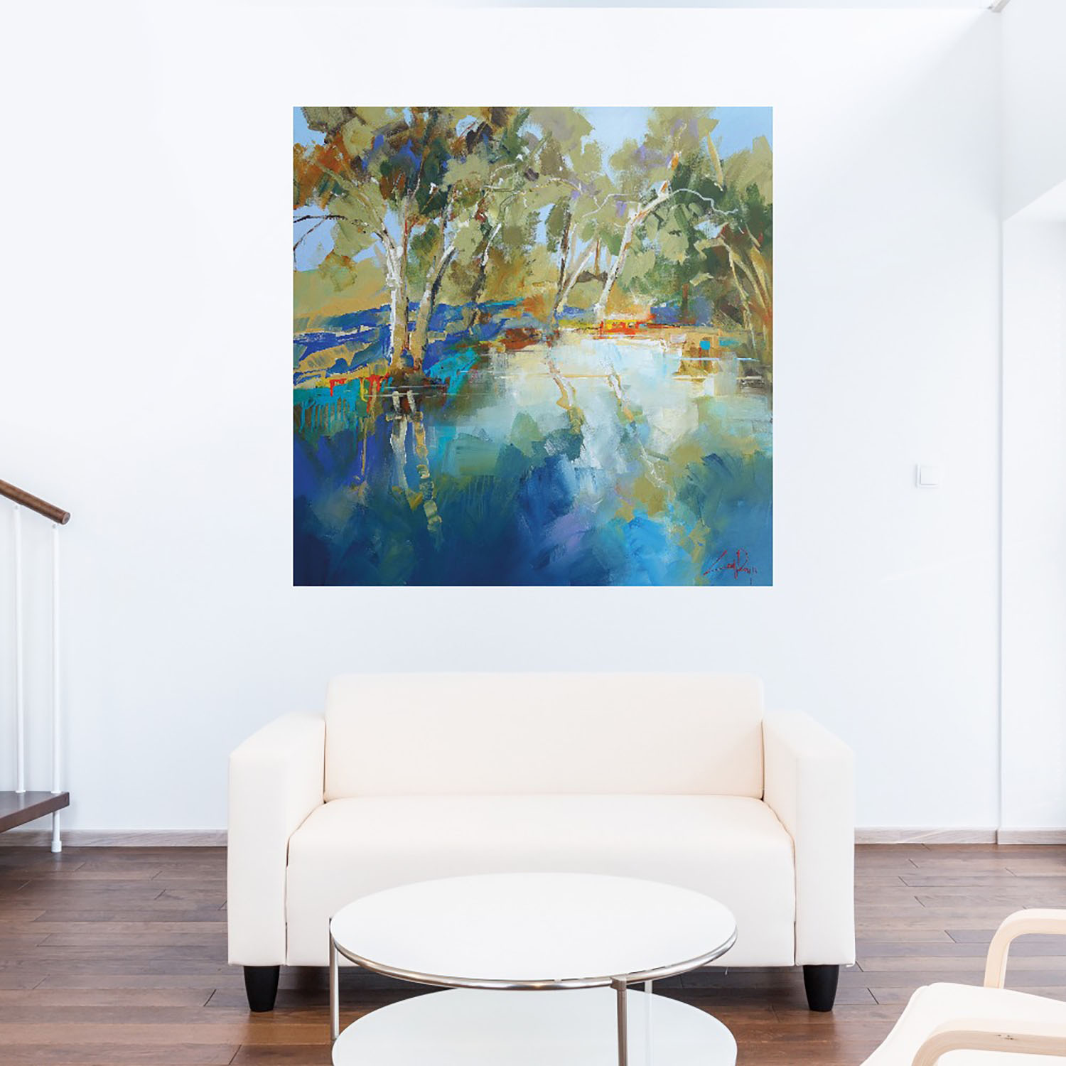 Foto 6 pulgar | Cuadro Decorativo - Azulejo De Caravana De Invierno Ii - Fine Art Tj 122 x 122 cm