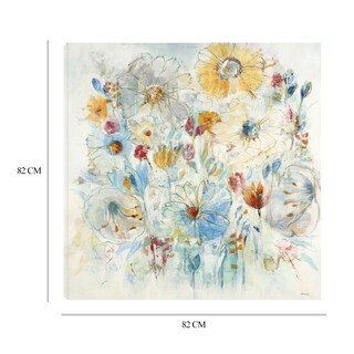 Foto 8 | Cuadro Decorativo - Azul Armónico - Jill Martin - Arte Moderno - Impresión En Lienzo - Fine Art Tj