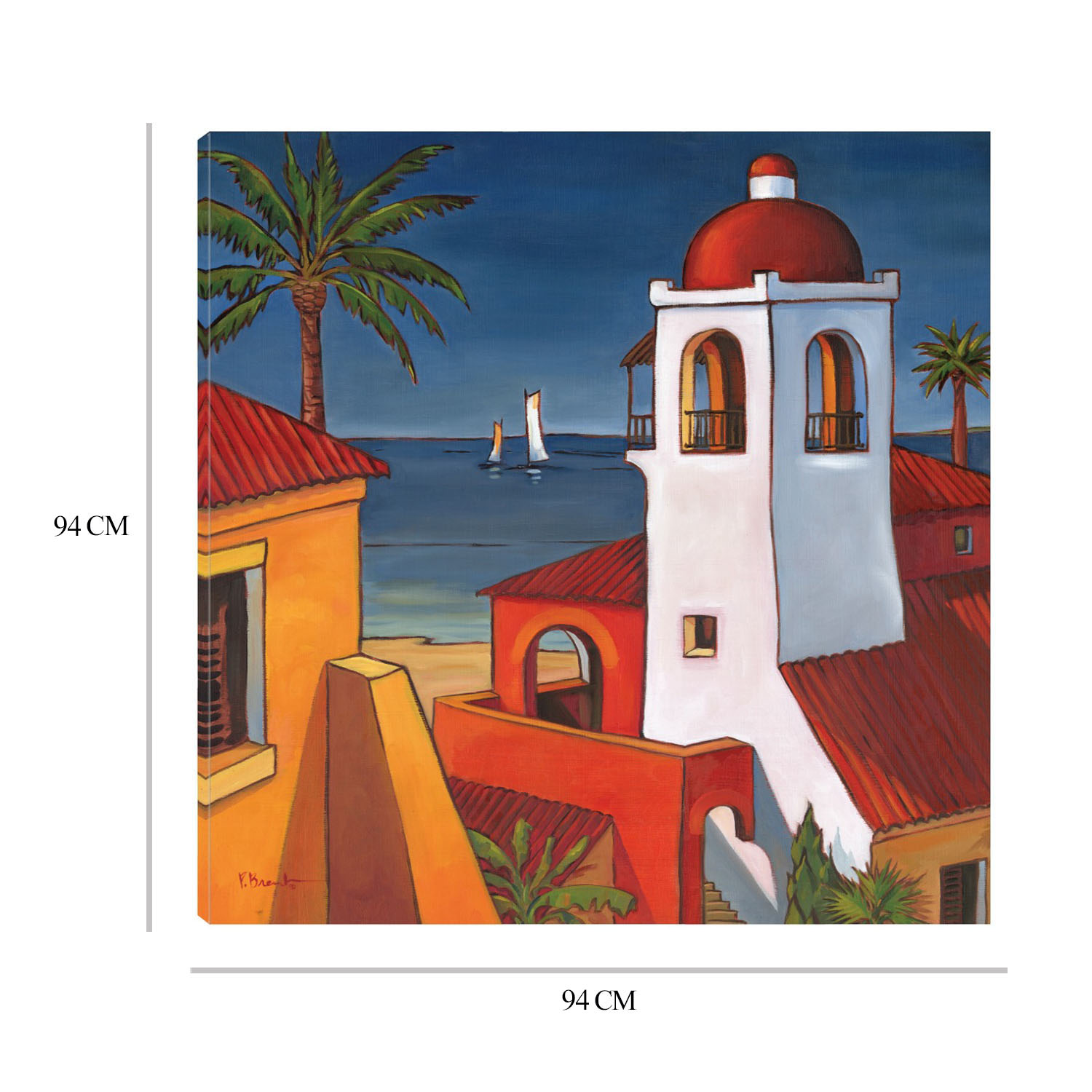 Foto 9 pulgar | Cuadro Decorativo Fine Art Tj 94 x 94 cm