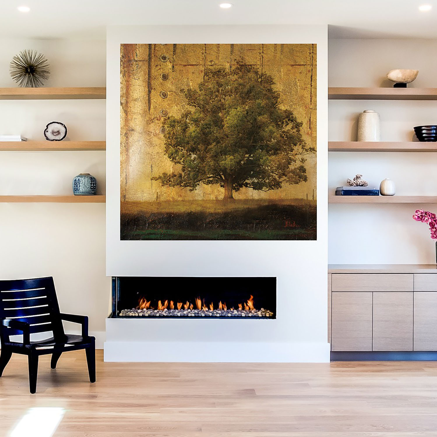 Foto 5 | Cuadro Decorativo Fine Art Tj Árbol Floreciente