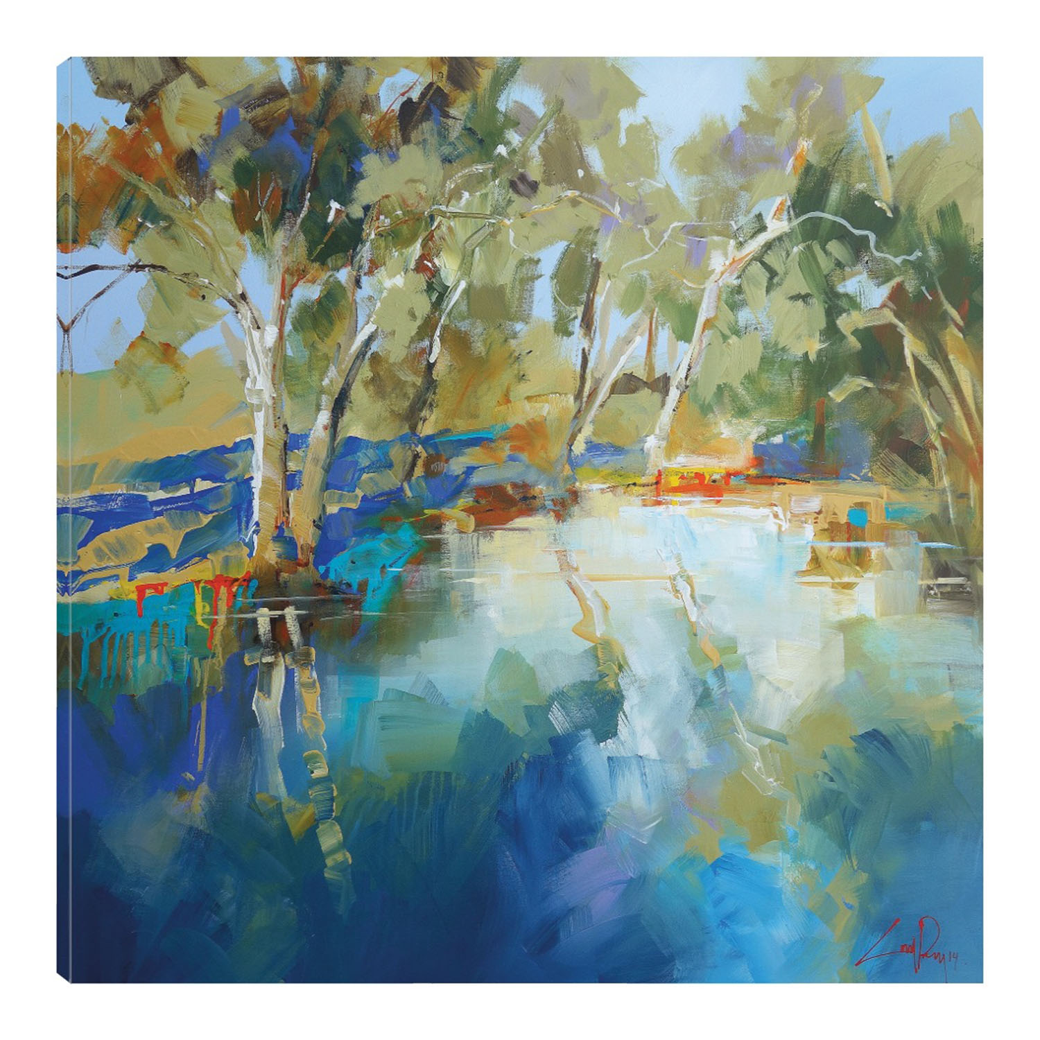 Foto 1 | Cuadro Decorativo - Arroyo Cobram - Fine Art Tj 82 X 82 cm