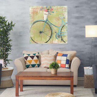 Foto 2 | Cuadro Decorativo - Azul De Bicicleta - Beth Albert - Arte Moderno - Impresión En Lienzo - Fine Art Tj