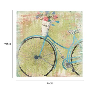 Foto 8 | Cuadro Decorativo - Azul De Bicicleta - Beth Albert - Arte Moderno - Impresión En Lienzo - Fine Art Tj