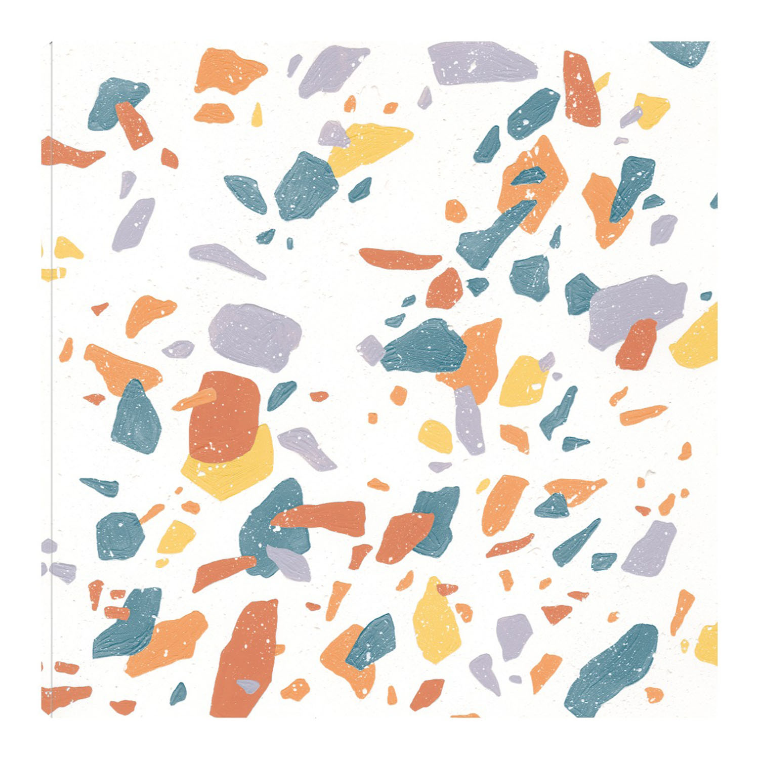 Cuadro Decorativo - Atardecer De Terrazzo Ii - Fine Art Tj - 94 X 94 cm