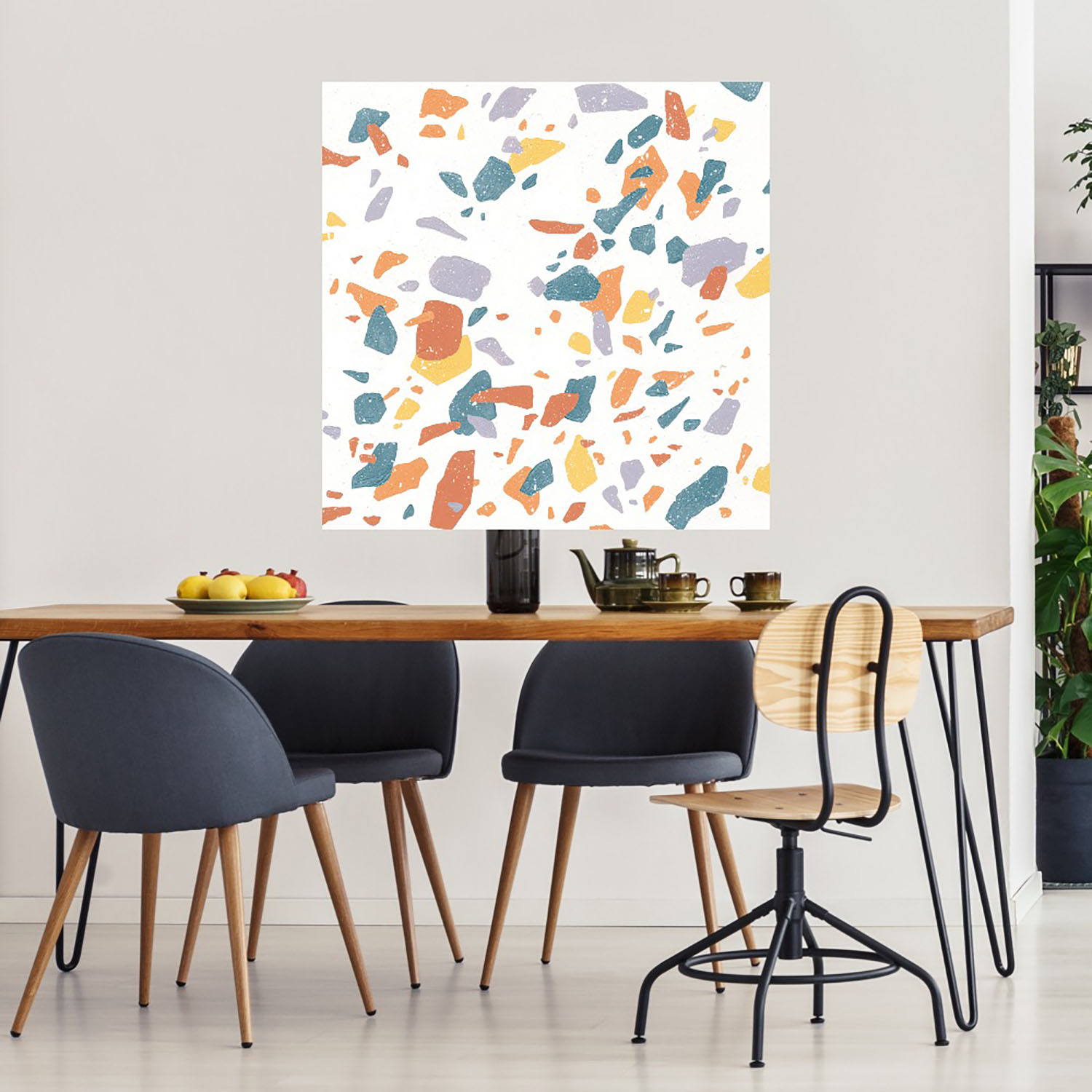 Foto 4 pulgar | Cuadro Decorativo - Atardecer De Terrazzo Ii - Fine Art Tj - 94 X 94 cm