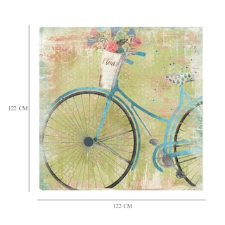 Foto 8 | Cuadro Decorativo - Azul De Bicicleta - Beth Albert - Arte Moderno - Impresión En Lienzo - Fine Art Tj
