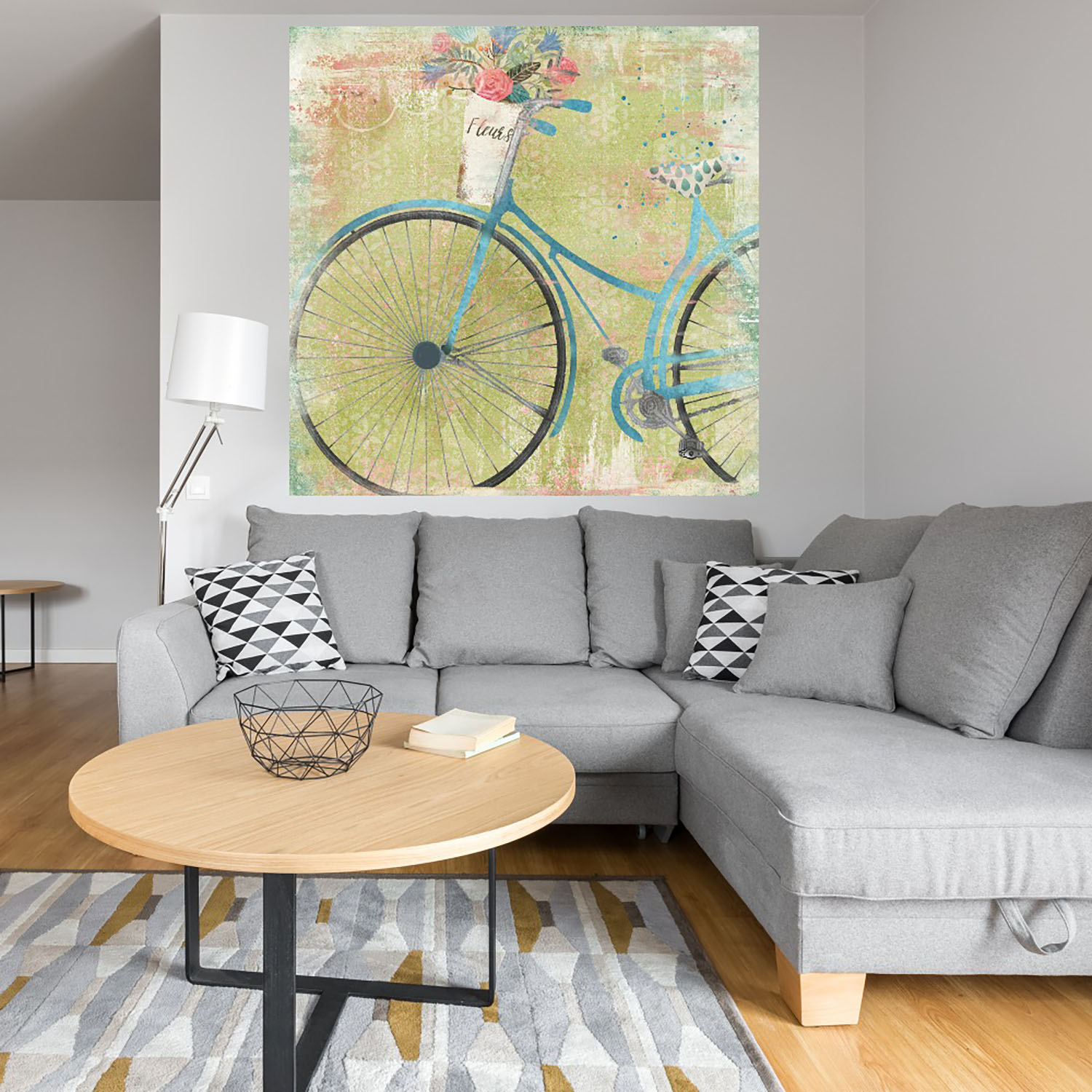 Foto 4 | Cuadro Decorativo - Azul De Bicicleta - Beth Albert  - Arte Moderno - Impresión En Lienzo - Fine Art Tj