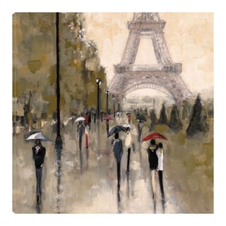 Foto 1 | Cuadro Decorativo - Andando En París - Shawn Mackey - Arte Moderno - Impresión En Lienzo - Fine Art Tj