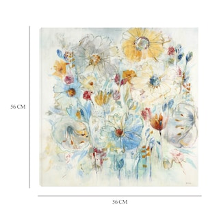 Foto 8 | Cuadro Decorativo - Azul Armónico - Jill Martin - Arte Moderno - Impresión En Lienzo - Fine Art Tj