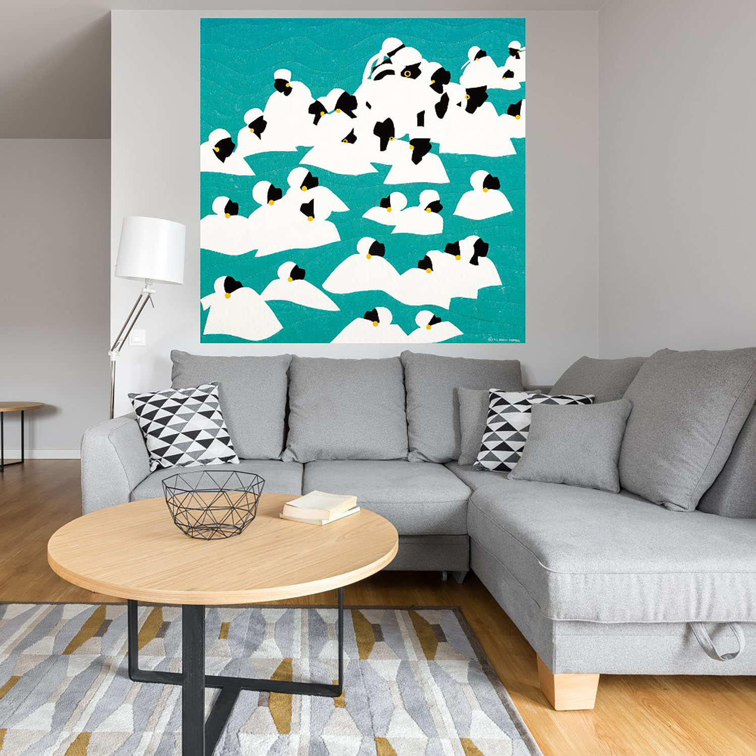 Foto 4 | Cuadro Decorativo Fine Art TJ 'Aguas Curativas Haití' de Synthia Saint James 94 x 94 cm