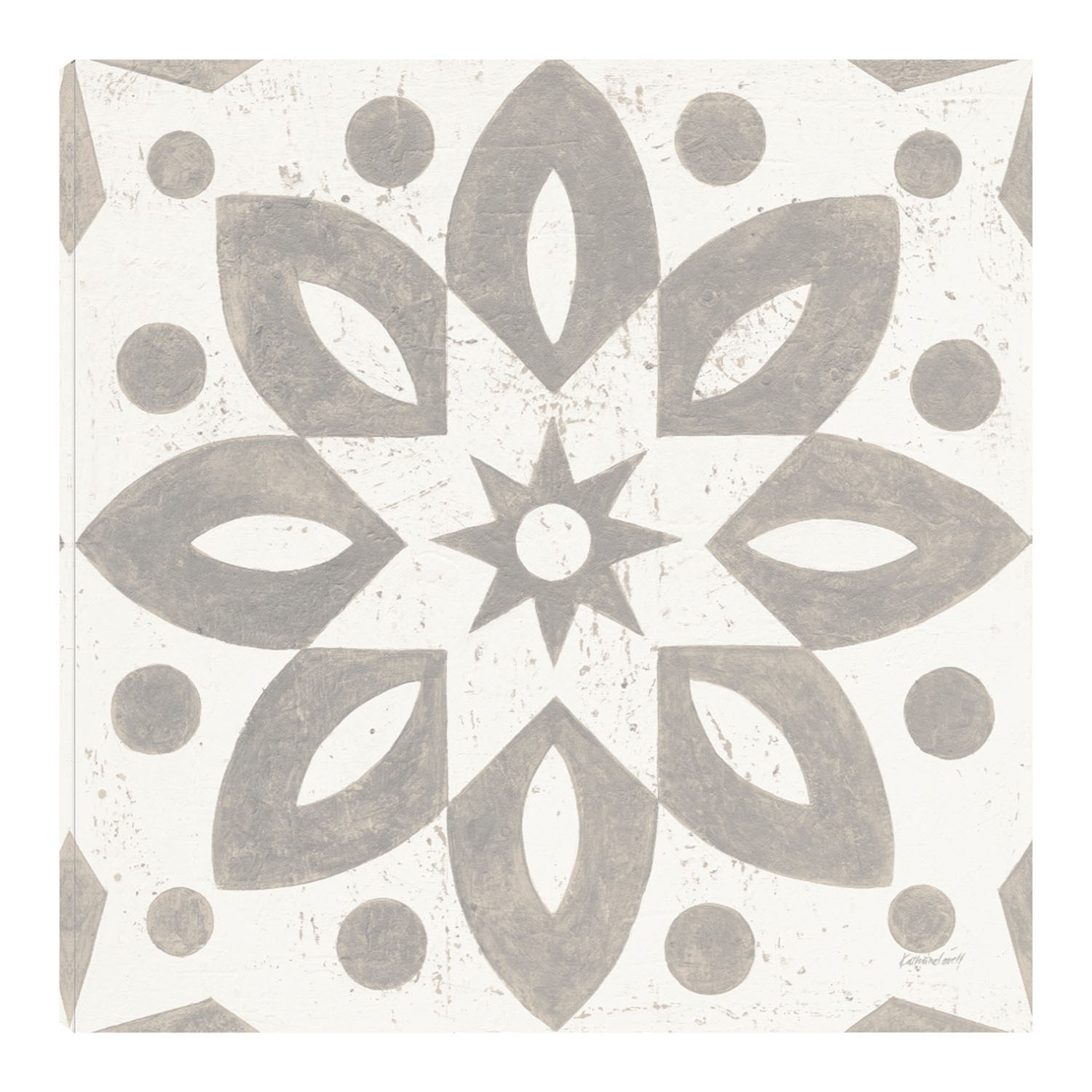 Foto 1 | Cuadro Decorativo - Azulejo de Caravana De Invierno I - Fine Art Tj - 56 X 56 cm